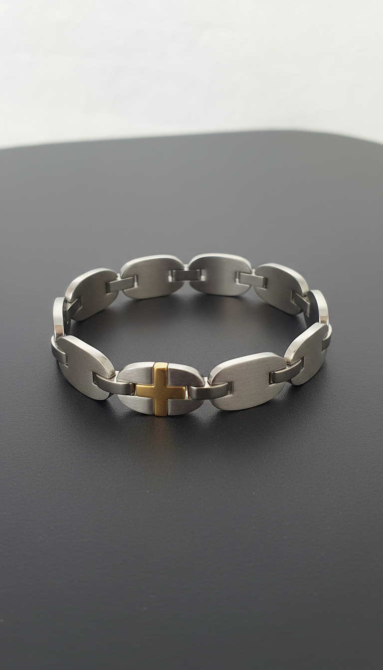 Stainless Steel Faith Bracelet